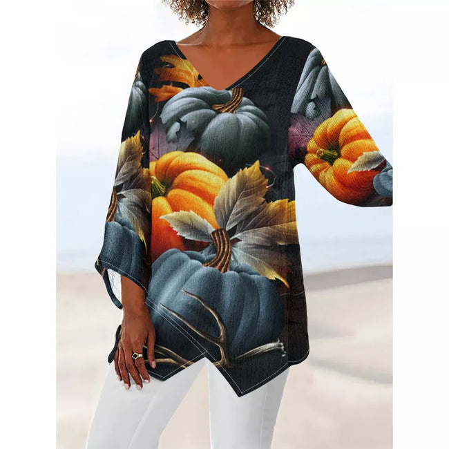 Women's Fall New Printed Casual Tops