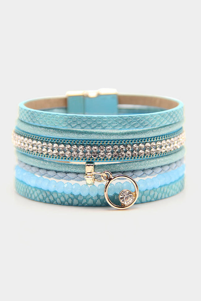 Baroque Sapphire Multi-layered Bracelet