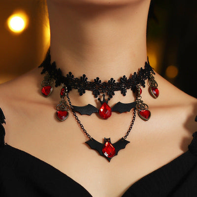 Bat Halloween Necklace