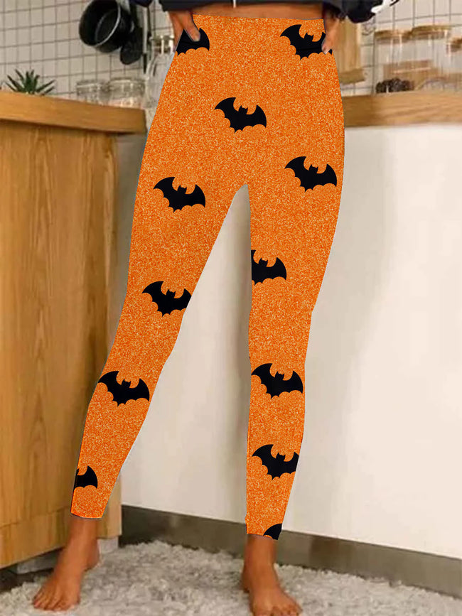 Women's Halloween Fashion Print Pants