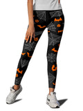 HALLOWEEN BATSY WEBS LEGGINGS