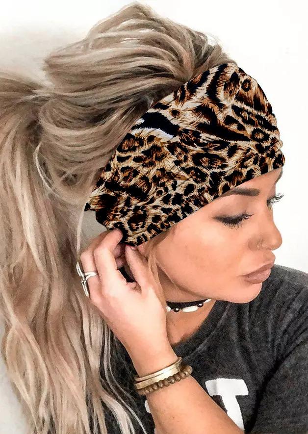 Boho-chic Leopard Printed Women's Headband