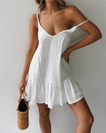 Casual Weekend V Neck Sleeveless Mini Dress