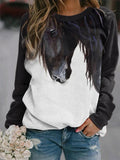 Women's Western Horse Casual  Sweatshirt