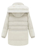 Women's Lamb Wool Mid-Length Thickened Padded Jacket