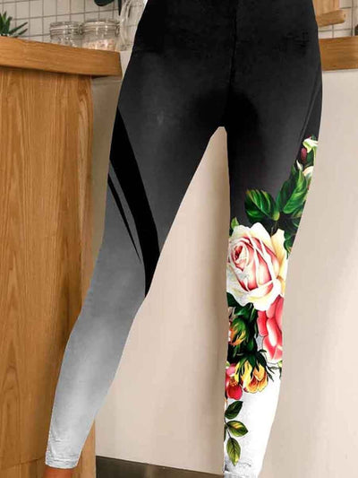 Women's Floral Art Leggings
