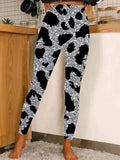 Women's Leopard Print Casual Stretch Pants Leggings