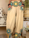 Women's Vintage Mandala Print Lounge Pants