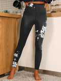 Women's Flower Art Leggings