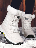Women's Snow Boots Outdoor Travel Thickened High-top Plus Velvet Thickened Shoes
