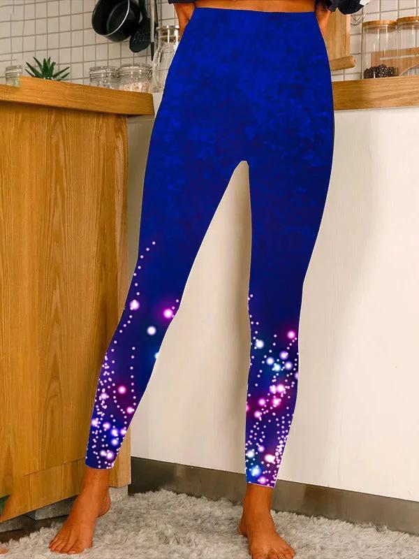 Women's Graphic Print Stretch Casual Leggings