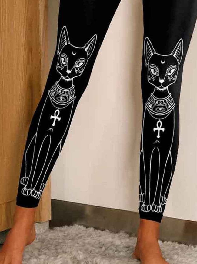 Women's Cat Art Leggings