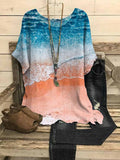 Women's Beach Printed Casual Top