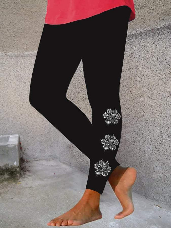 Women's  Paw Print Leggings