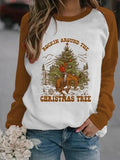 Women's  Christmas  Print Sweatshirt