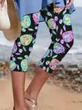 Women's  Holiday Turtle Print Leggings